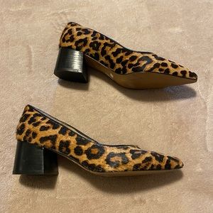 Leopard Print Heeled Shoes